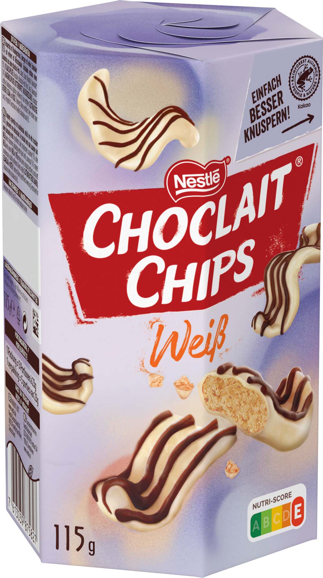 Nestlé Choclait Chips White 115g